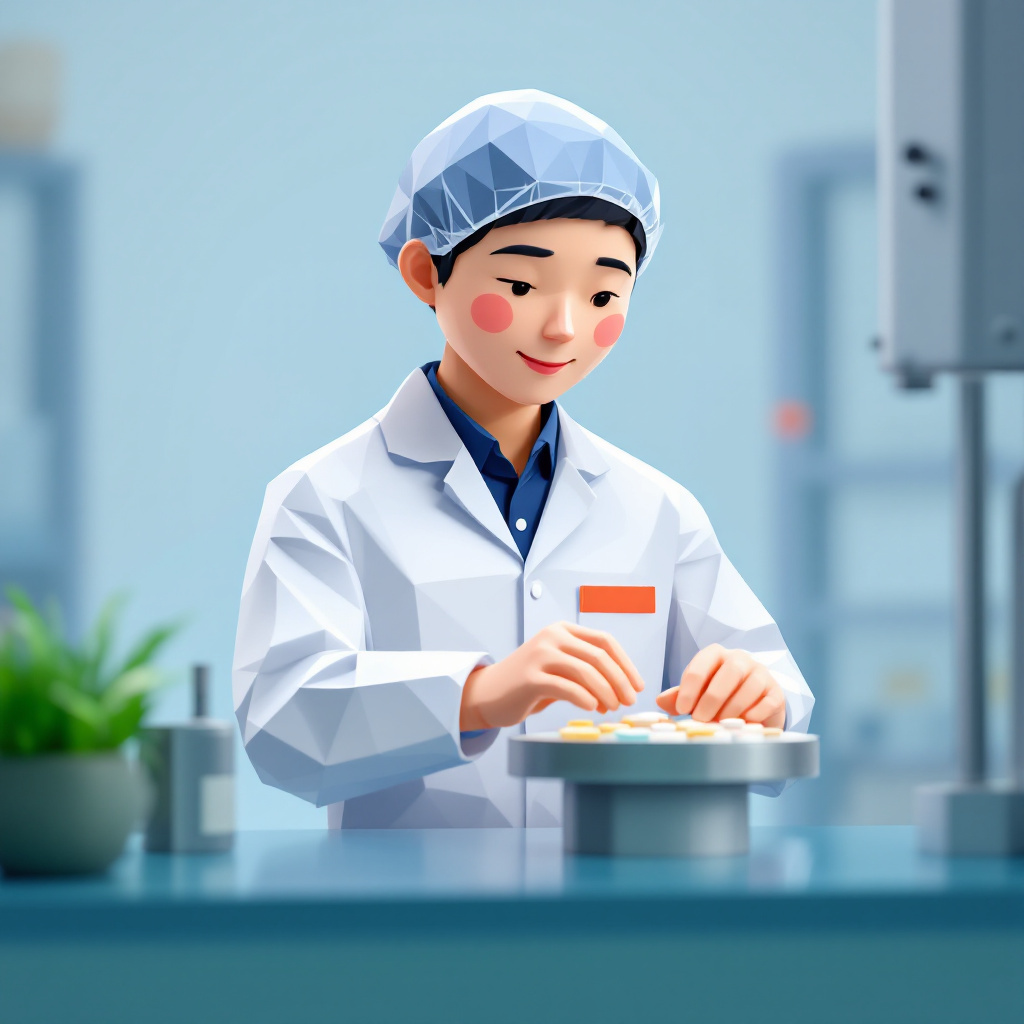 CMC/製剤研究のキャラクターイラスト
